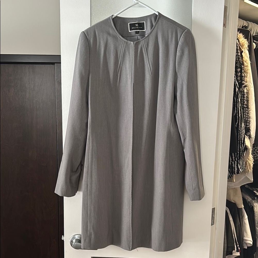 Melanie Lyne Gray Long-Sleeve Jacket